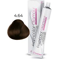 Крем-краска для волос FRAMCOLOR GLAMOUR, 4,64 очень темный шоколадный средний каштановый
