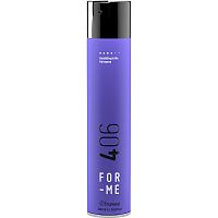 Лак для волос сильной фиксации FOR-ME 406 HOLD&BRUSH ME HAIRSPRAY, 500 мл