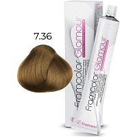 Крем-краска для волос FRAMCOLOR GLAMOUR, 7,36 средний песочный блондин