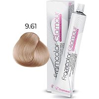 Крем-краска для волос FRAMCOLOR GLAMOUR, 9,61 очень светлый блондин серебристо-фиолетовый 9,61