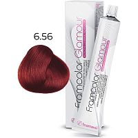 Крем-краска для волос FRAMCOLOR GLAMOUR, 6,56 натуральный красный темный блондин
