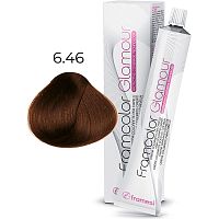 Крем-краска для волос FRAMCOLOR GLAMOUR, 6,46 янтарный темный блондин
