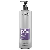 Шампунь для светлых, седых и мелированных волос DECOLOR B COOL BLONDE PLUS, 1000 мл