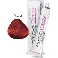 Крем-краска для волос FRAMCOLOR GLAMOUR, 7,56 натуральный красный средний блондин