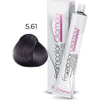 Крем-краска для волос FRAMCOLOR GLAMOUR, 5,61 темный серебристо-фиолетовый 5,61