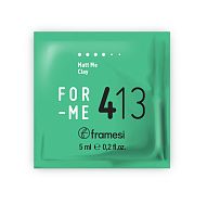 FOR-ME Моделирующая матовая паста для волос сильной фиксации 413 MATT ME CLAY, саше 5 мл